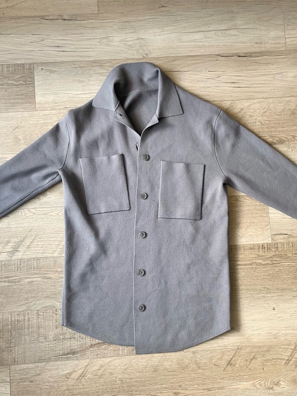 Aritzia society sweater blue/grey